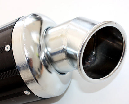 460mm Black Alloy Exhaust Muffler Clamp for 150cc 250cc Pit Quad Dirt Bike ATV