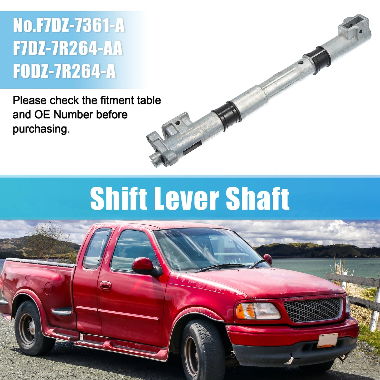 Automatic Transmission Shift Tube for Ford (F0DZ7R264A, F3TZ-7L278-A)
