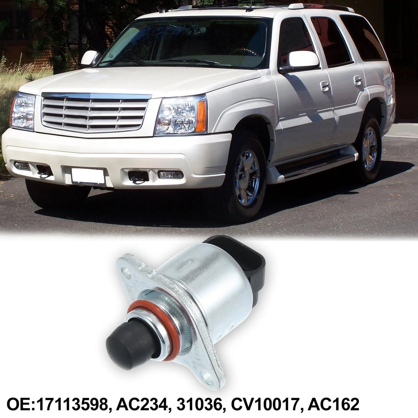 Idle Air Control Valve 5.3L for Chevrolet Avalanche 1500 (2002-2006)