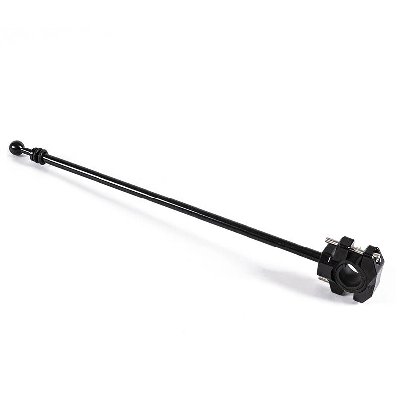 15" Motorcycle Bike Flag Pole Luggage Rack Mount for Harley Honda BMW Black