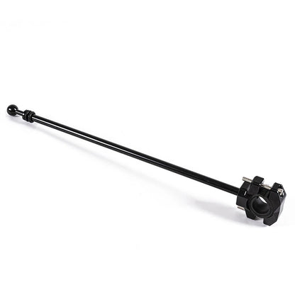 15" Motorcycle Bike Flag Pole Luggage Rack Mount for Harley Honda BMW Black