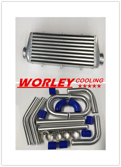 Universal Intercooler 550x140x50mm with 2.25" Aluminium Piping
