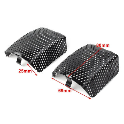 Black Front Caliper Screen Inserts for Harley V-Rod Touring Models (2008-2019)