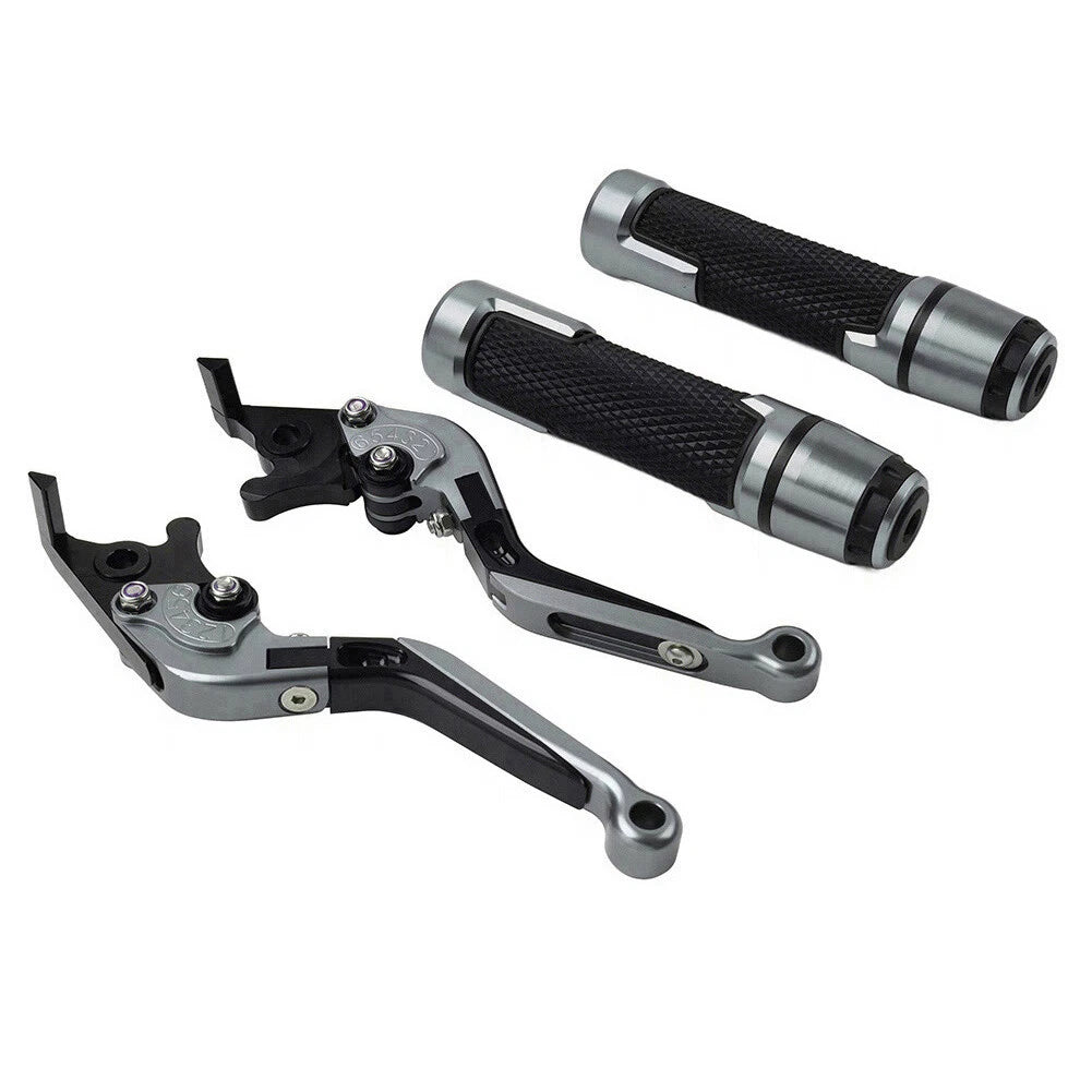 Titan Extendable Brake Clutch Levers Grips Set for Suzuki GSX1400 (2001-2008)