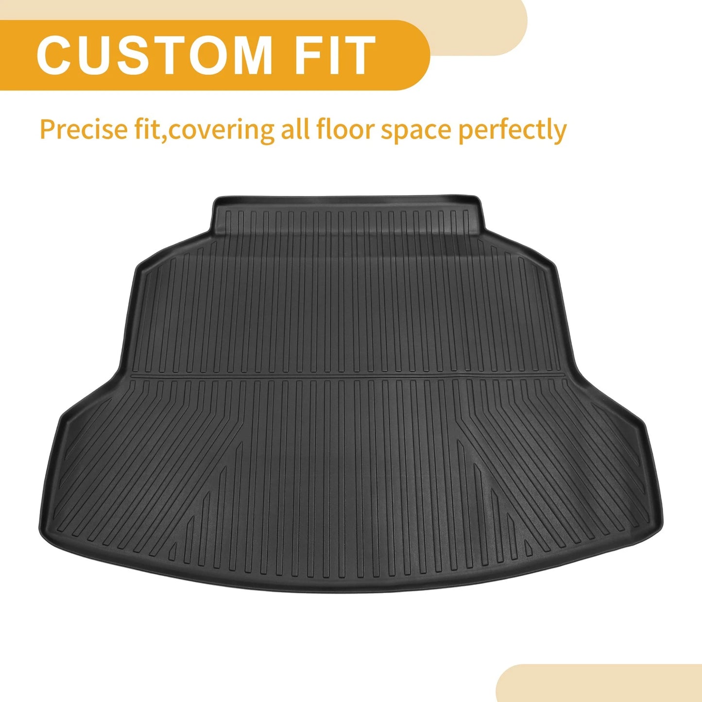 Cargo Liner Rear Trunk Mat for Honda CR-V 5 Seat (2012-2016) Stripe Pattern
