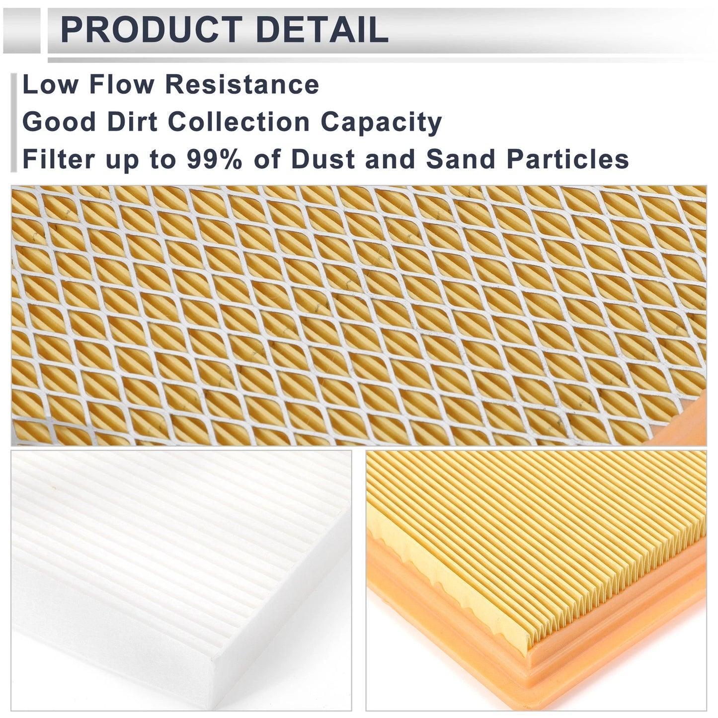 Engine Cabin Air Filter Combo for Dodge Caliber (2007-2009)