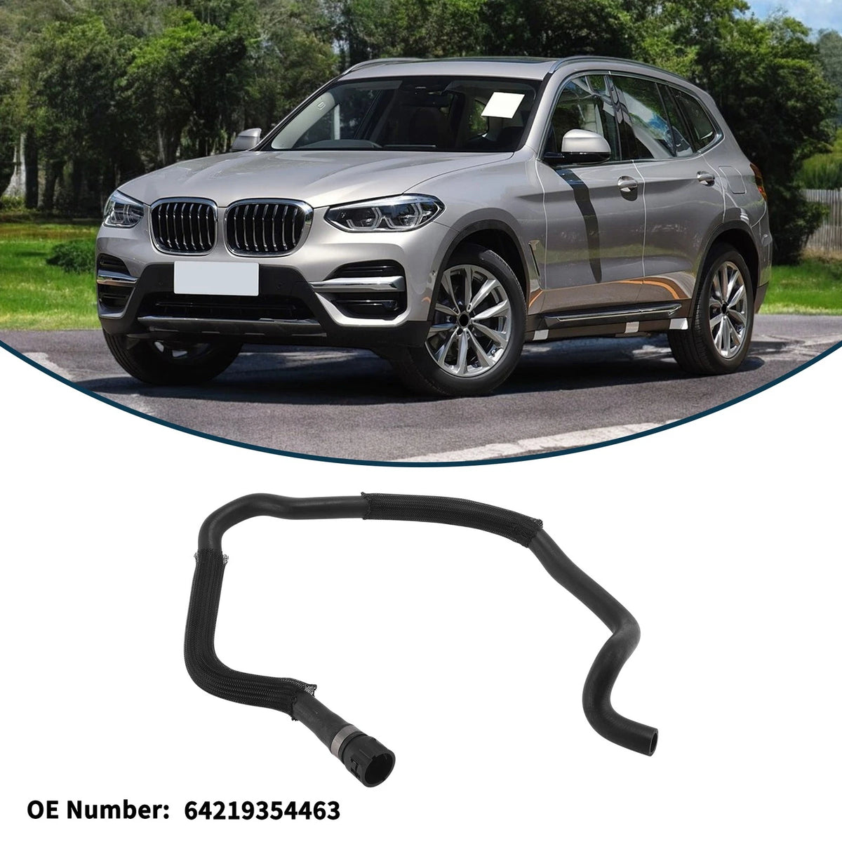 Radiator Hose for BMW X3 2017 (No.64219354463) - Coolant Pipe