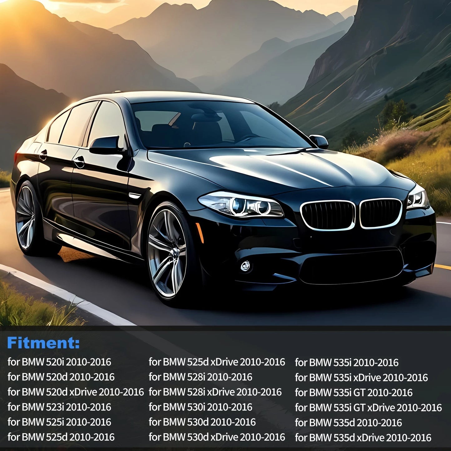 1 Set RHD Side Door Window Control Panel Cover for BMW 5 Series