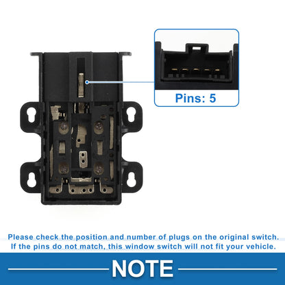 Rear Passenger Side Power Window Switch for Honda Element (2003-2011)
