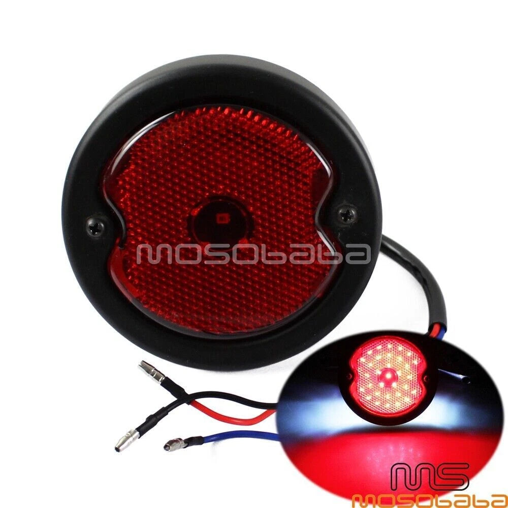 Tail Light Assembly for Ford Model 33-36, 40 Base Car, Red Lens (1933-1936)