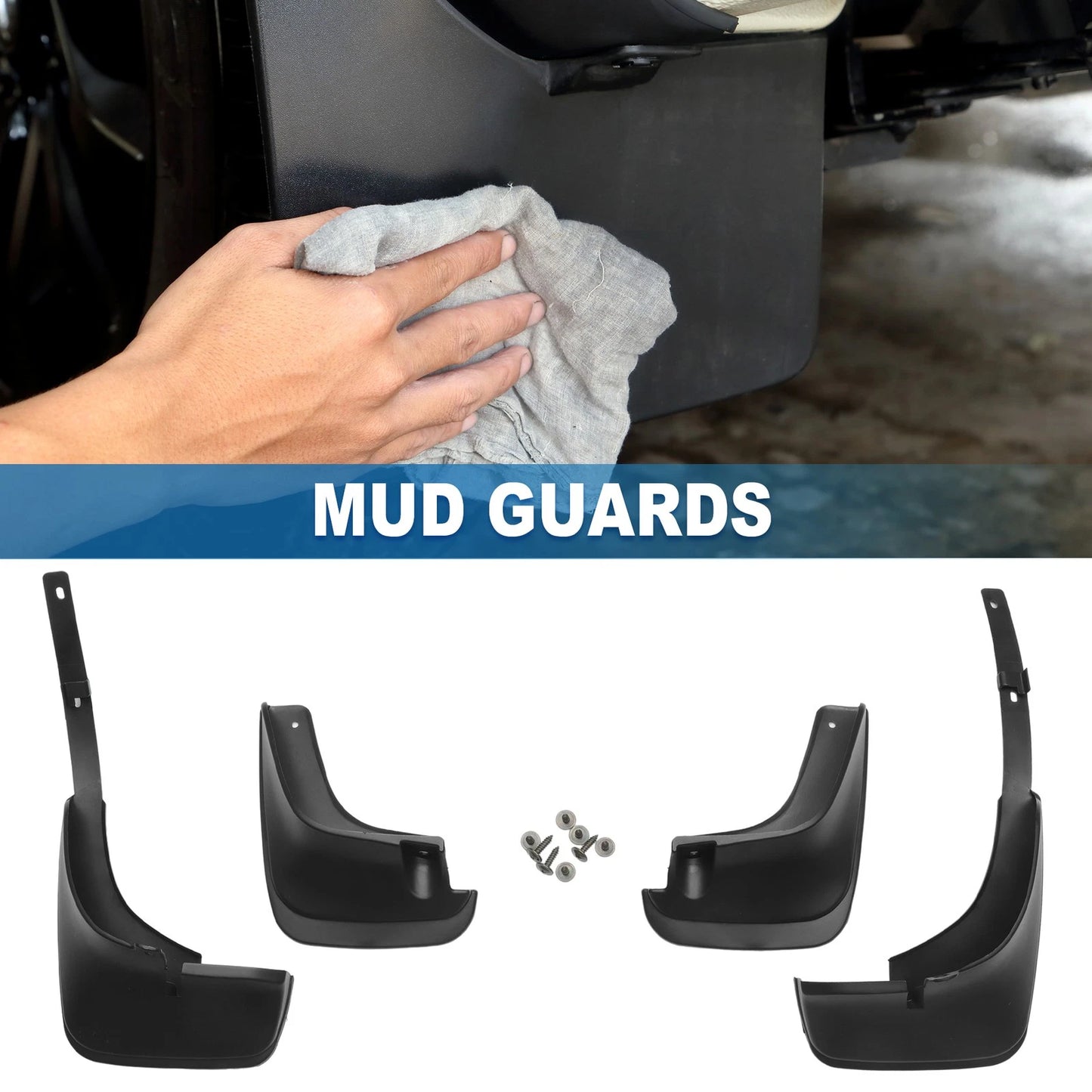 Mud Flap / Mud Flap Splash Guard for Toyota Corolla Sedan (1998–2002)