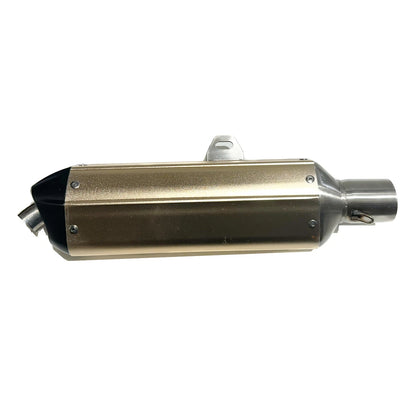 Stainless Steel Exhaust Pipe & Alloy Muffler for 200-300cc PIT Trail Dirt Bike