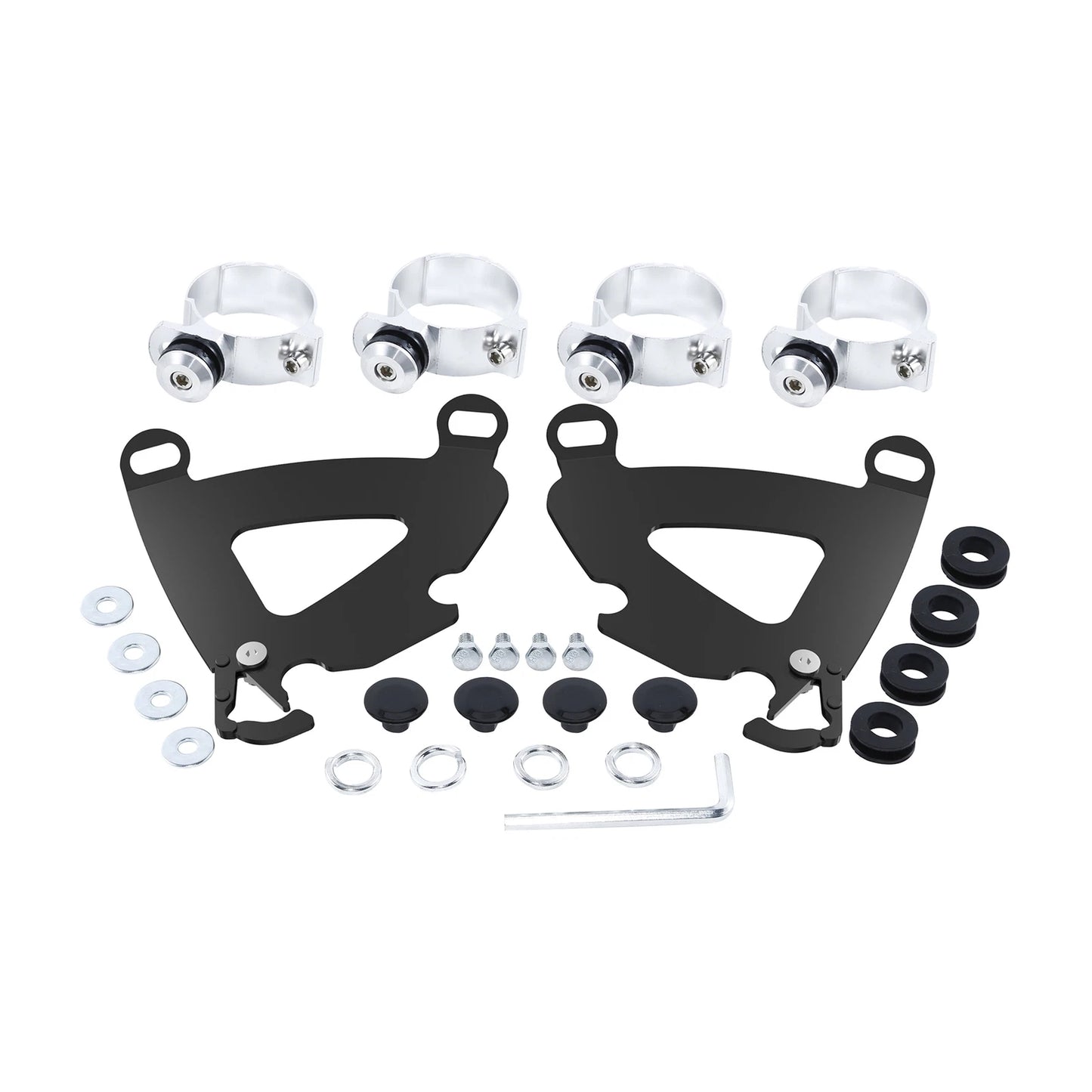 49mm Gauntlet Fairing Trigger Lock Mount for Harley Dyna Super Glide (2007-2014)