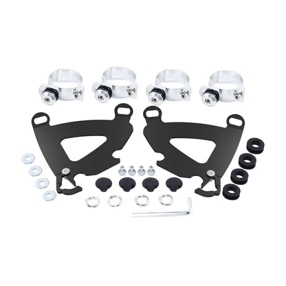 49mm Gauntlet Fairing Trigger Lock Mount for Harley Dyna Super Glide (2007-2014)