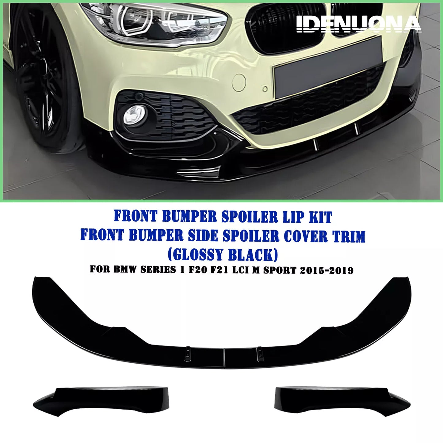 Bumper Spoiler Lip Cover for BMW F20 F21 M Sport (2015-2019)