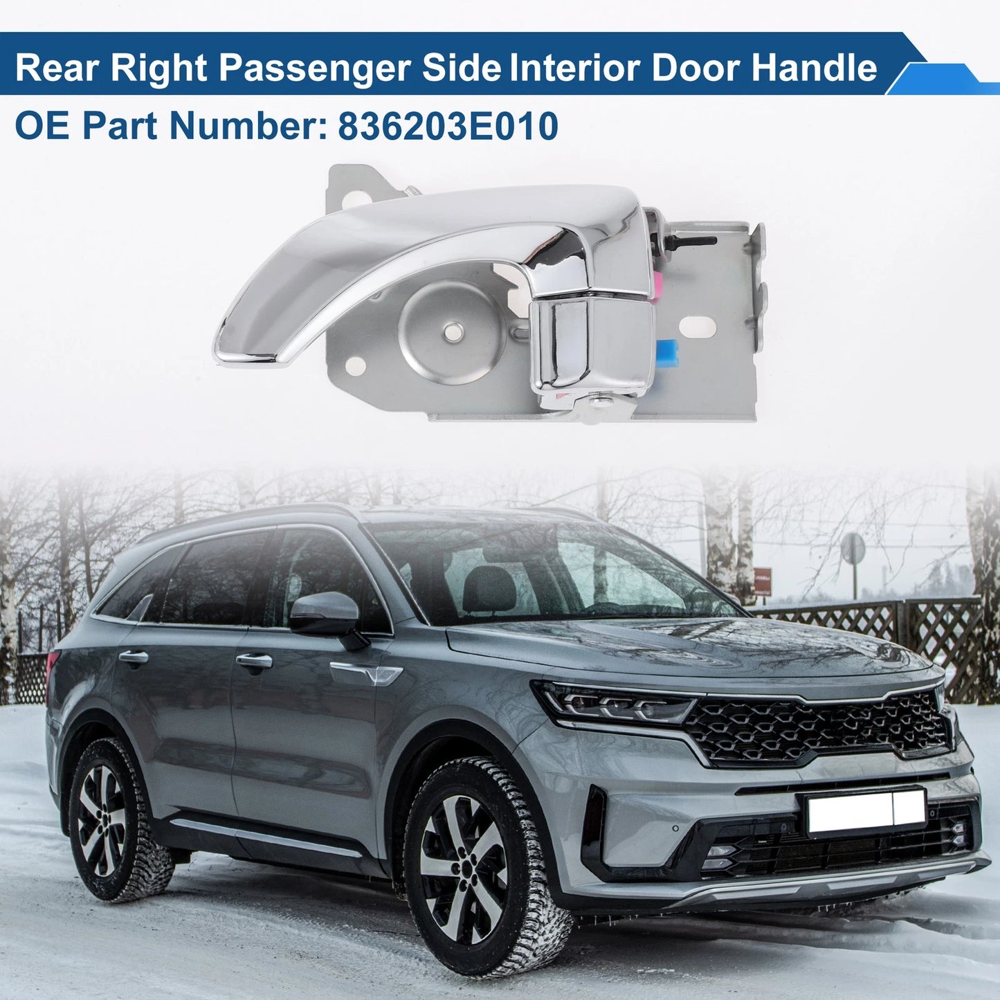 Rear Right Passenger Side Door Handle for Kia Sorento (2011-2020)
