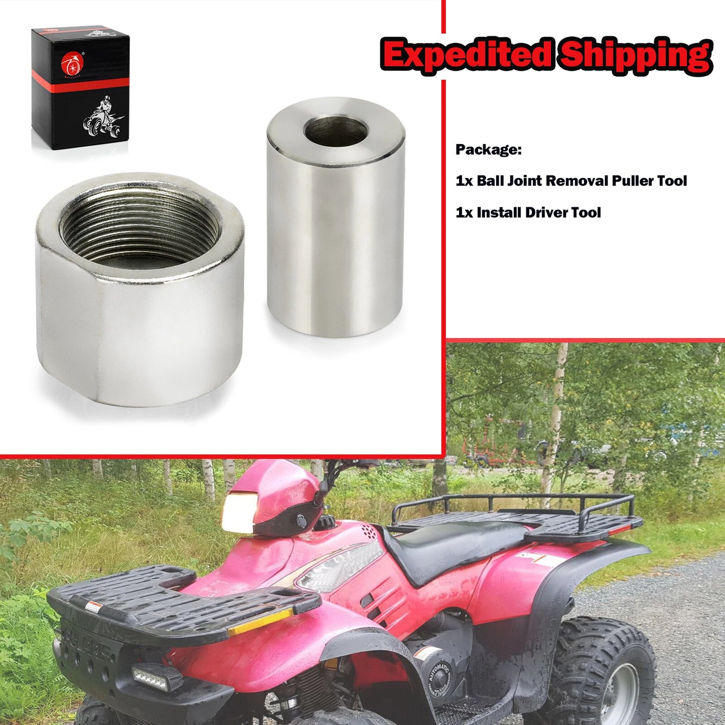 Front Ball Joint Puller for Polaris ATC ATP Magnum Scrambler 500