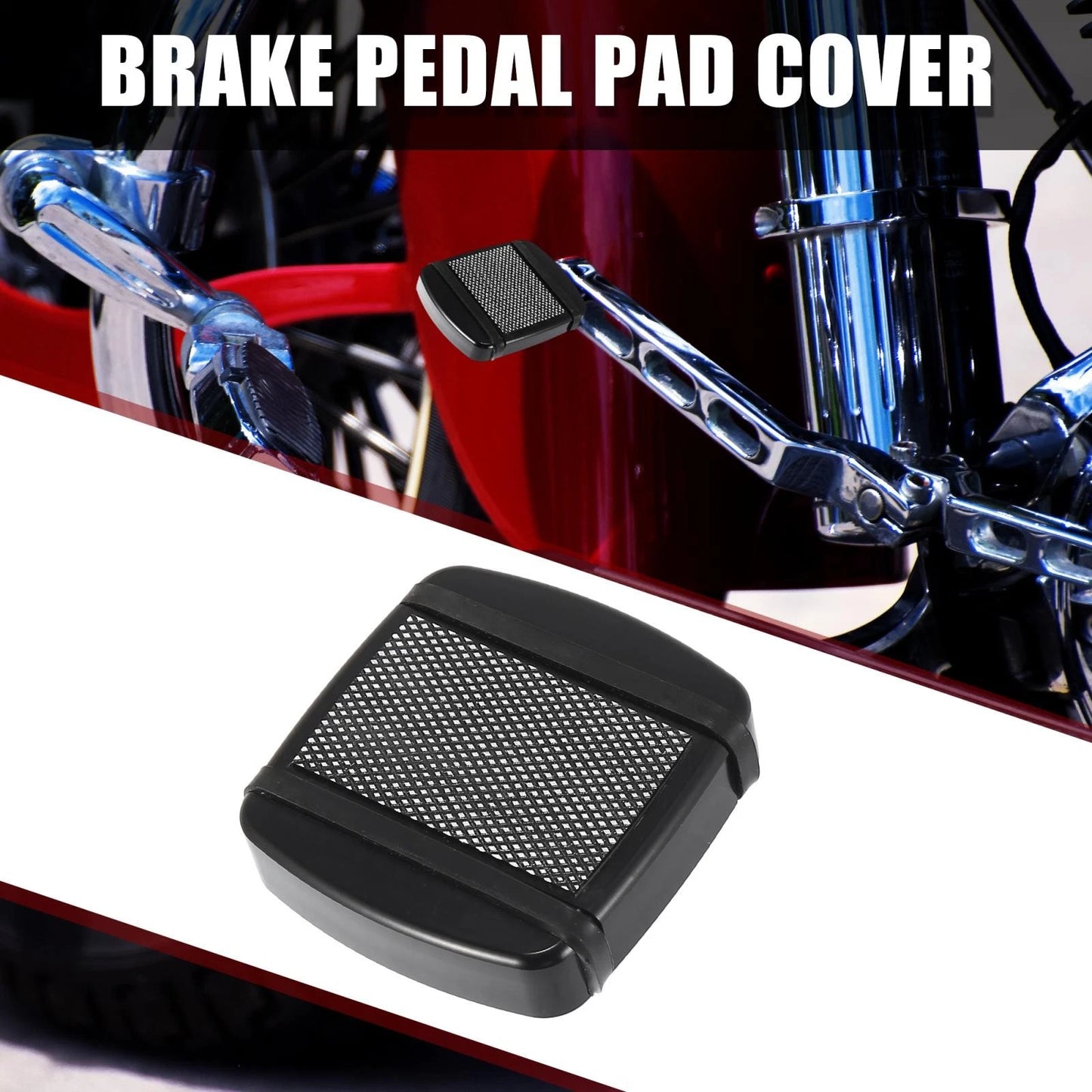 Brake Pedal Pad Cover Large for Harley-Davidson Dyna XG500 Street 500 750