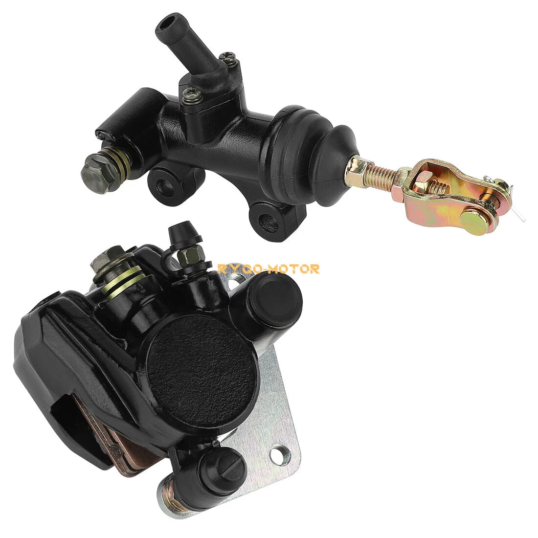 Front Brake Caliper & Rear Brake Master Cylinder Set for Honda ATC250R ATC200X