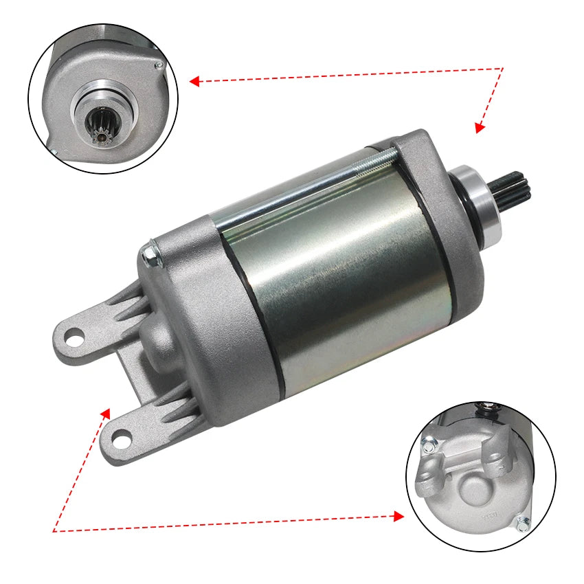Starter Motor for Kymco Maxxer 250, 300, MXU300, KXR250, Mongoose 300, 250