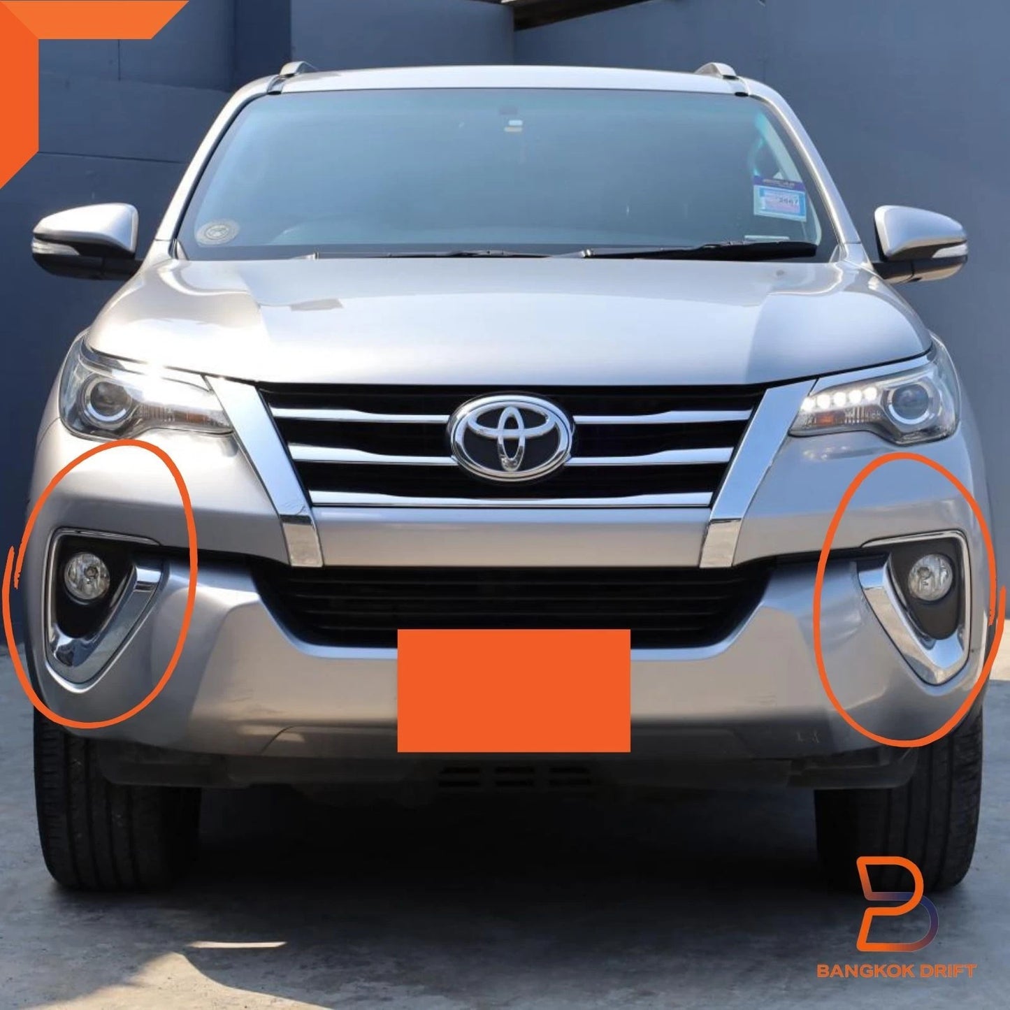 Fog Lamp Spot Light Set for Toyota Fortuner AN150 AN160 2016-2019