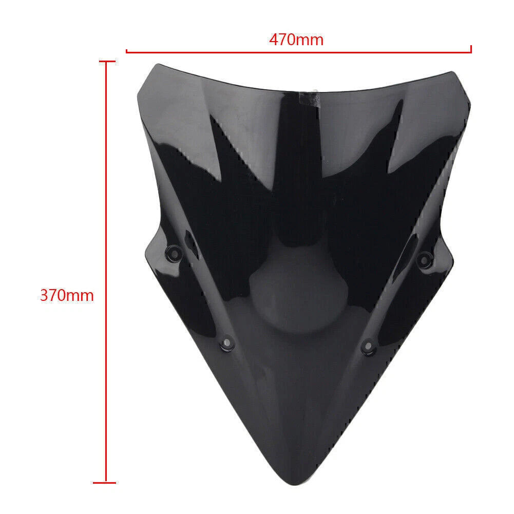 Blue Dual Bubble Windscreen for Kawasaki Ninja 650 EX650 ER6F (2017-2019)