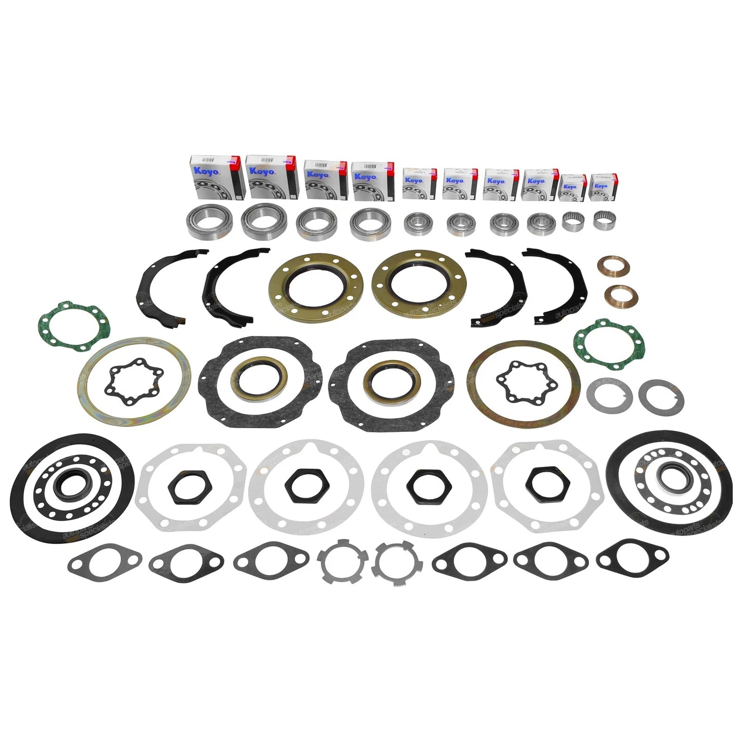 Swivel Hub Spindle+Wheel Bearing Kit+Grease for Landcruiser HZJ105 (1998–2007)