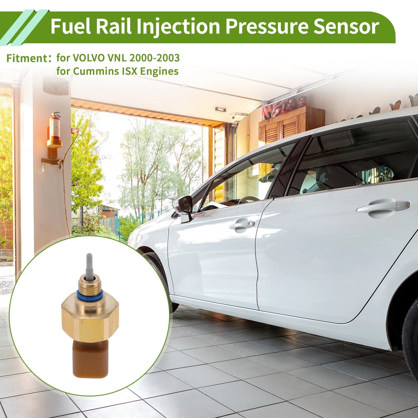 Fuel Injection Pressure Sensor for VOLVO VNL Cummins ISX Engines (2003-2023)