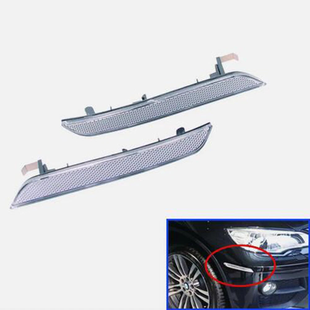 Front Bumper Reflector Lamp for BMW X5 X6 E70 E71 (2008-2014)