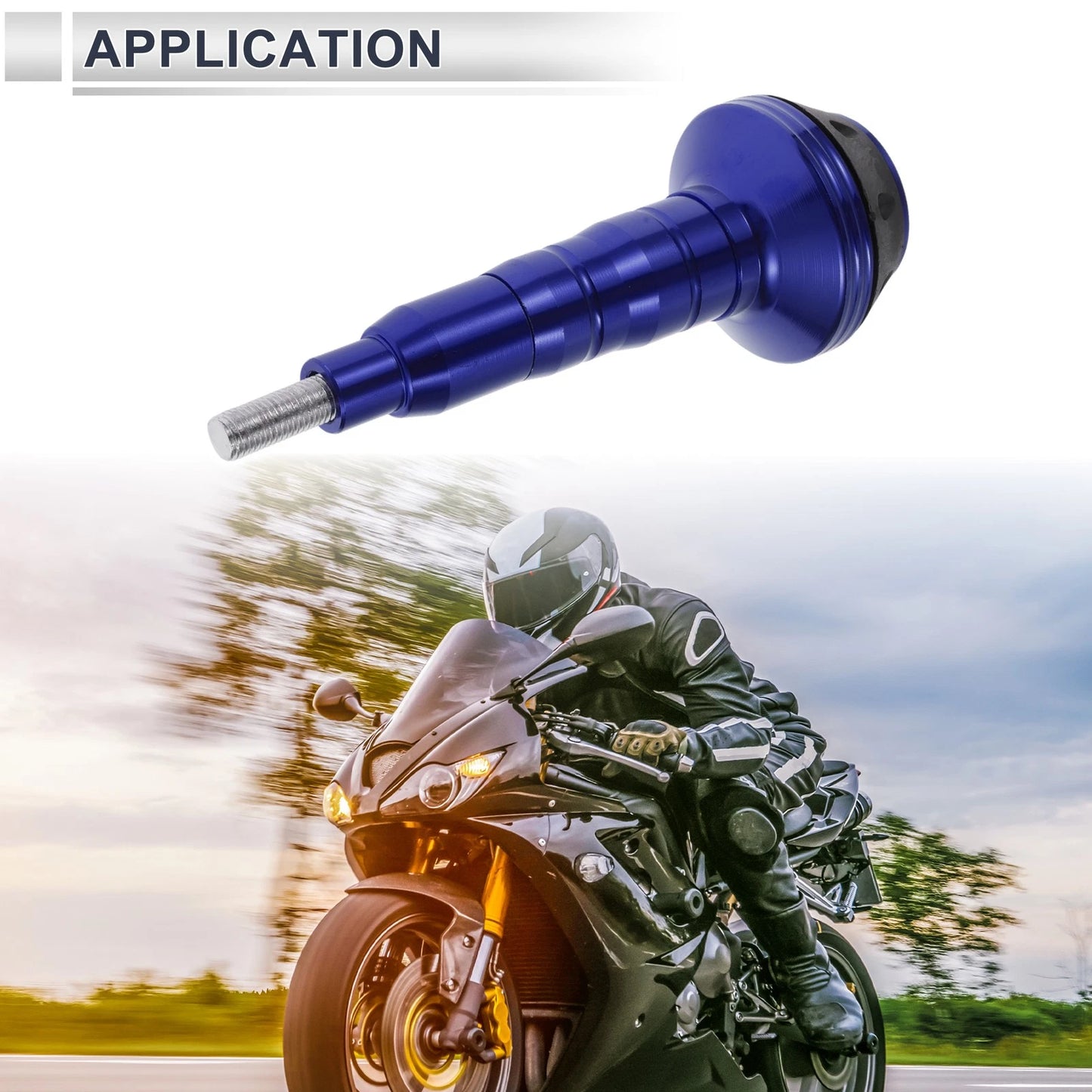0.63" Aluminum Alloy Plastic Motorcycle Slider Frame for Motorcycle