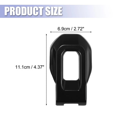 2 x Black Hood Latch Lock Catch Covers for Jeep Wrangler JL JLU (2018-2021)
