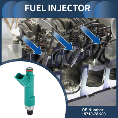 Fuel Injector 1 Pc for Suzuki Grand Vitara (2010-2013) 2.4L Blue