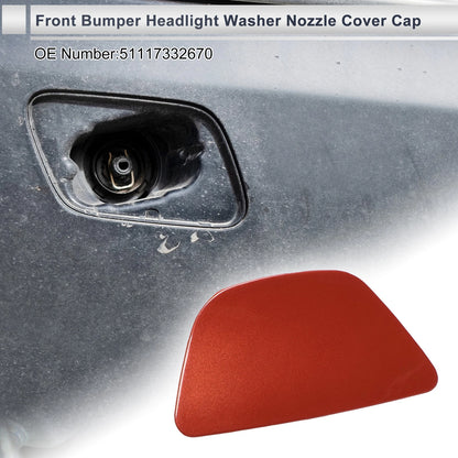 Front Right Bumper Headlight Washer Nozzle Cover for BMW 535i (2011-2016)
