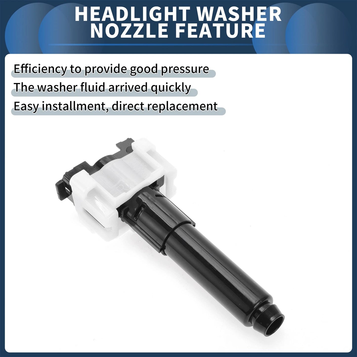 Front Driver Side Headlight Washer Nozzle for Lexus RX (2008-2015)