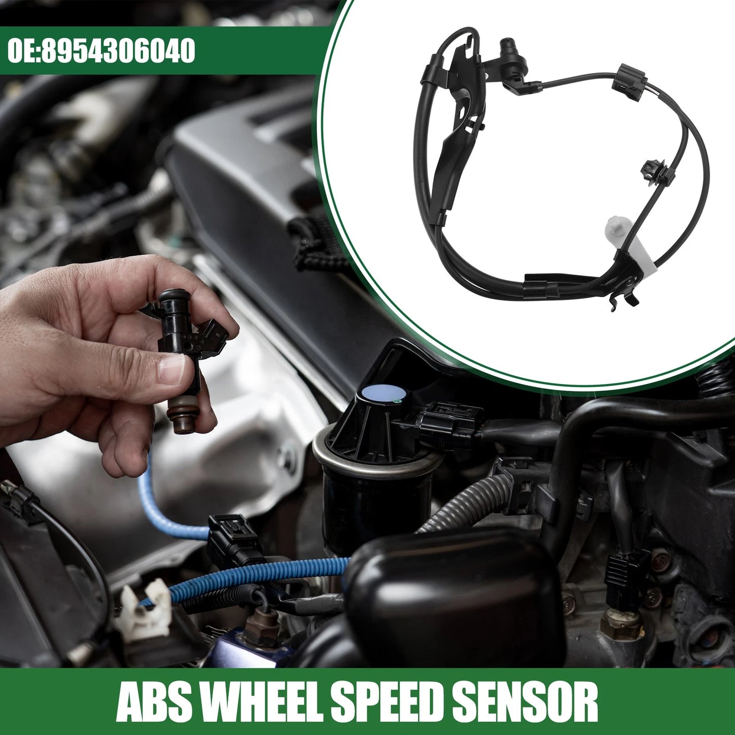 Front Left ABS Speed Sensor for Lexus ES 350 (2013-2020)