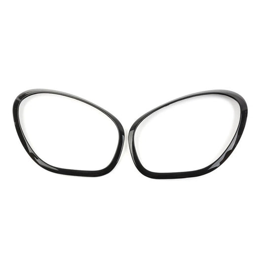 2 x Glossy Black Headlight Trim Rings for MINI R60 Cooper Countryman (2011-2016)