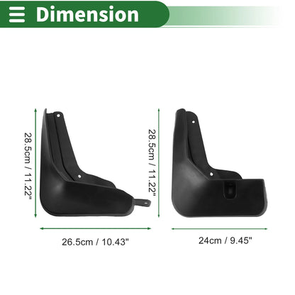 Mud Flaps Splash Guards for Buick Electra E5 (2023–2024)