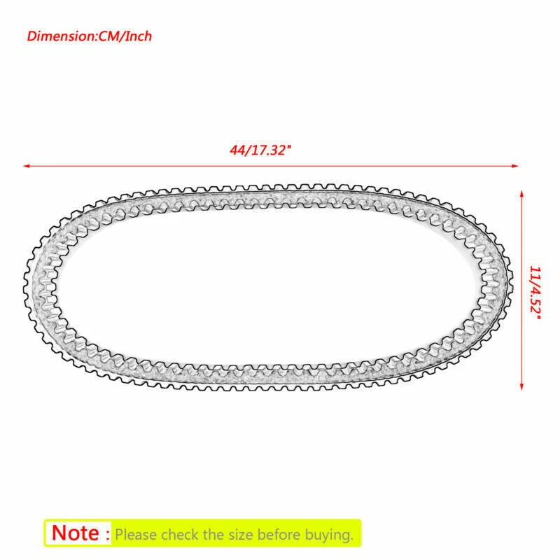 Timing Belt for Yamaha X-City VP125, X-MAX YP125, VP300 (2002-2016)