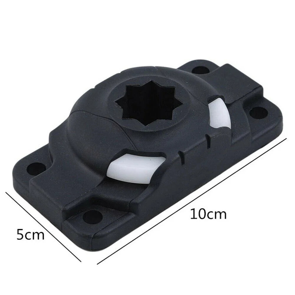 Rod Holder ABS Black Accessories for Boat/Canoe/Inflatable with Screws