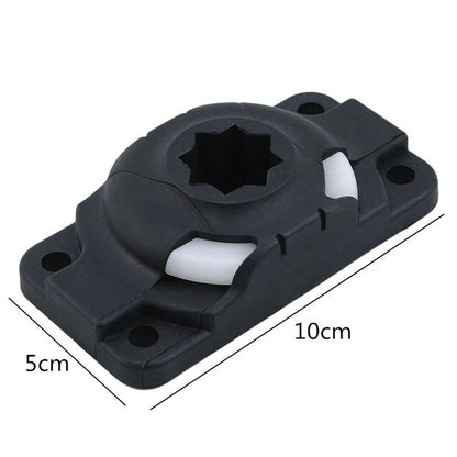 Rod Holder ABS Black Accessories for Boat/Canoe/Inflatable with Screws