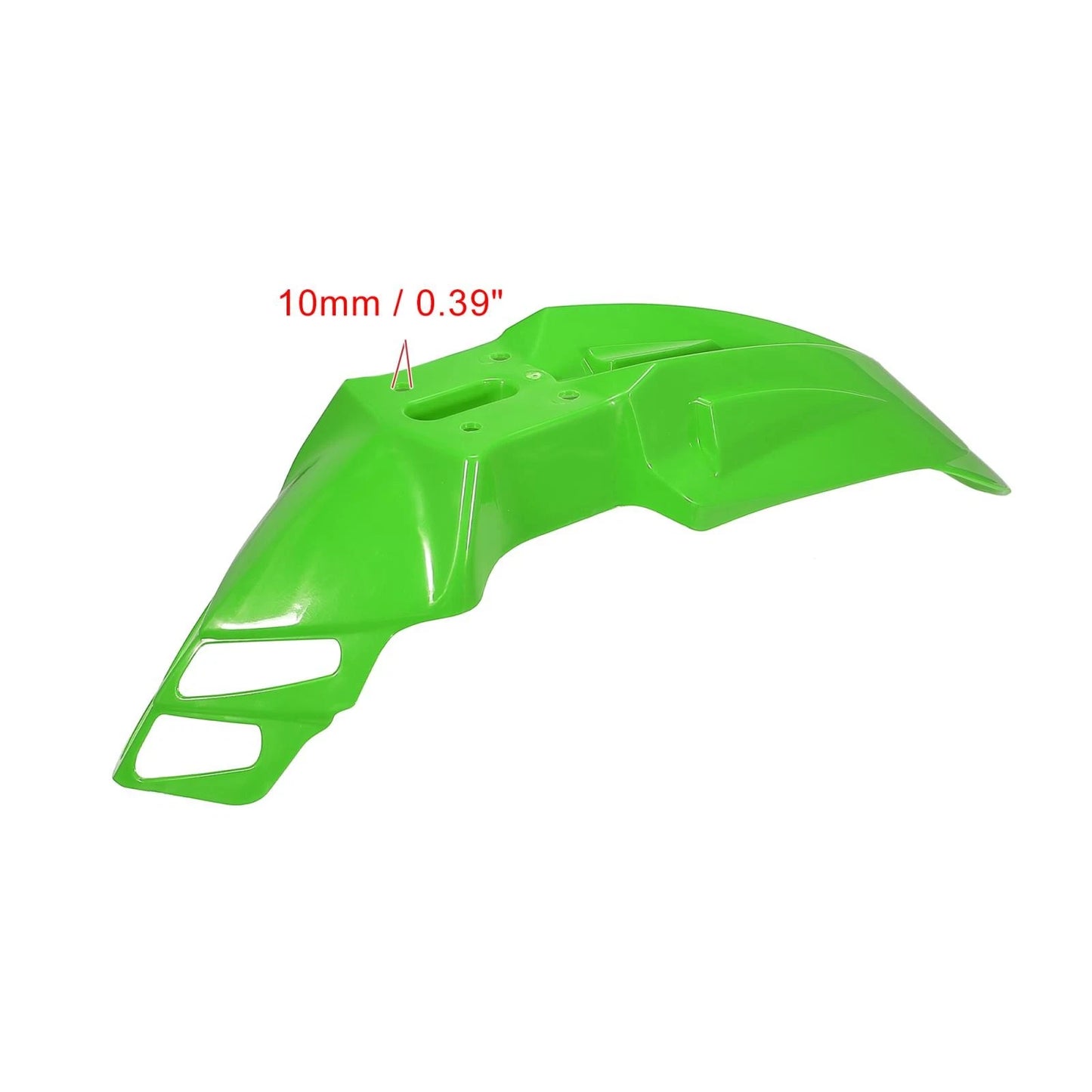 Front Fender Dirt Bike Mudguard for Motorcycle Motocross Off Road Green