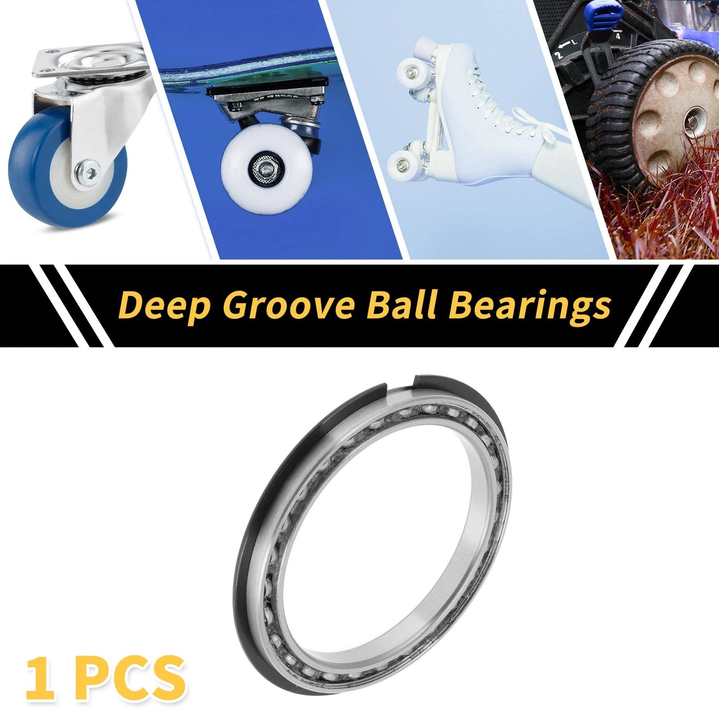 Deep Groove Ball Bearings P6 80x100x10mm for Scooter Skateboard Wheel
