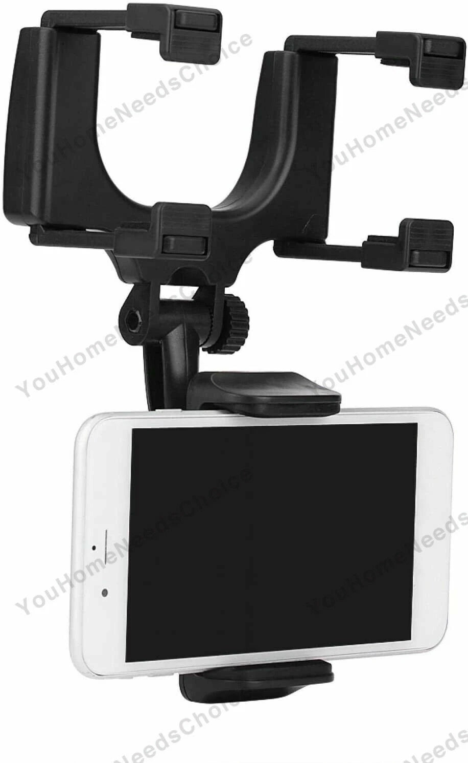 Phone Holder Rear-view Mirror Mount 360° Rotation for Car Truck Smartphone