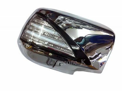 L.E.D Chrome Mirror Covers for Isuzu D-Max (2012-2015)