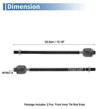 Front Inner Tie Rod End Links for Pontiac Montana (1999 - 2009)
