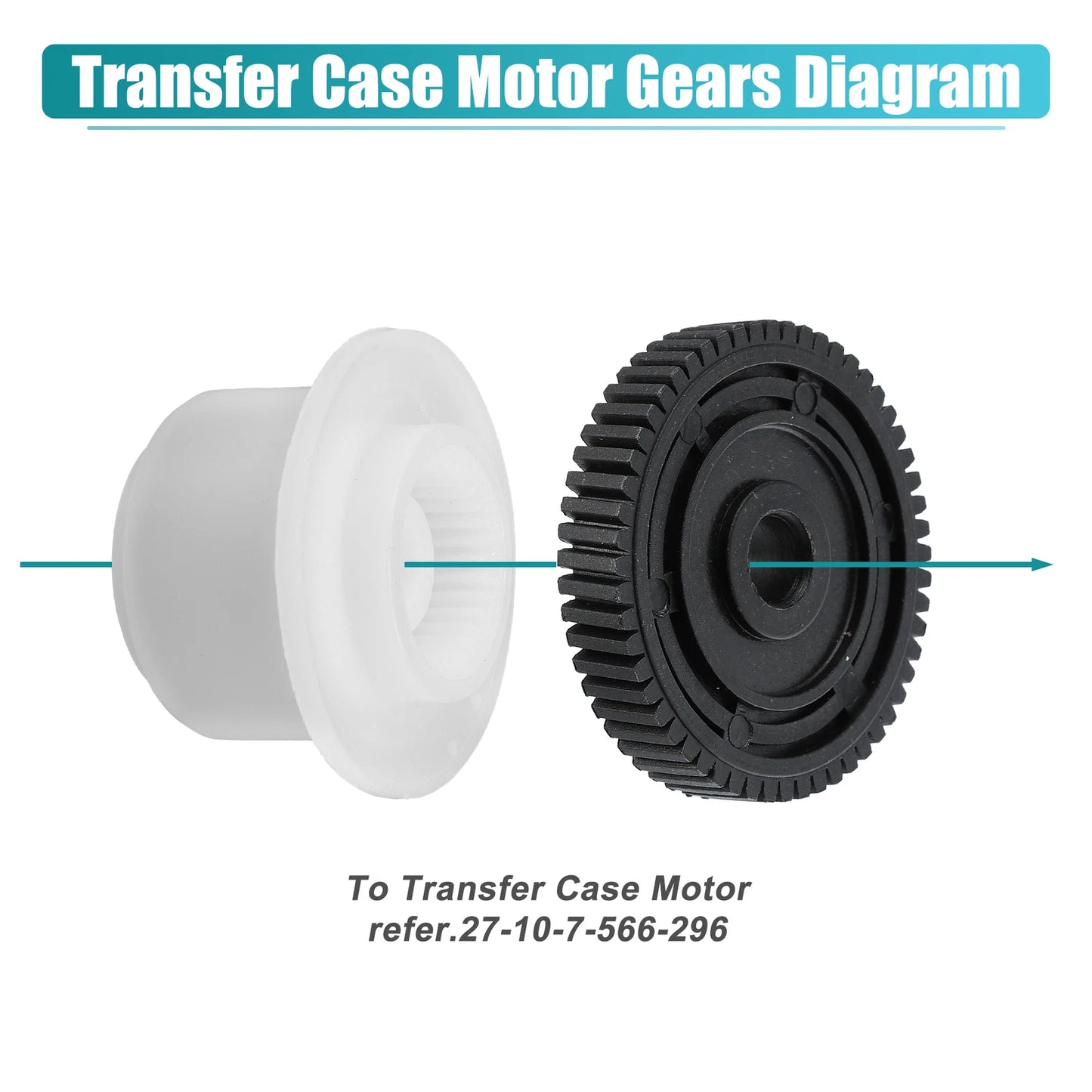 Transfer Case Motor Gear Actuator for BMW X3 E83, X5 E53 (2004-2010)