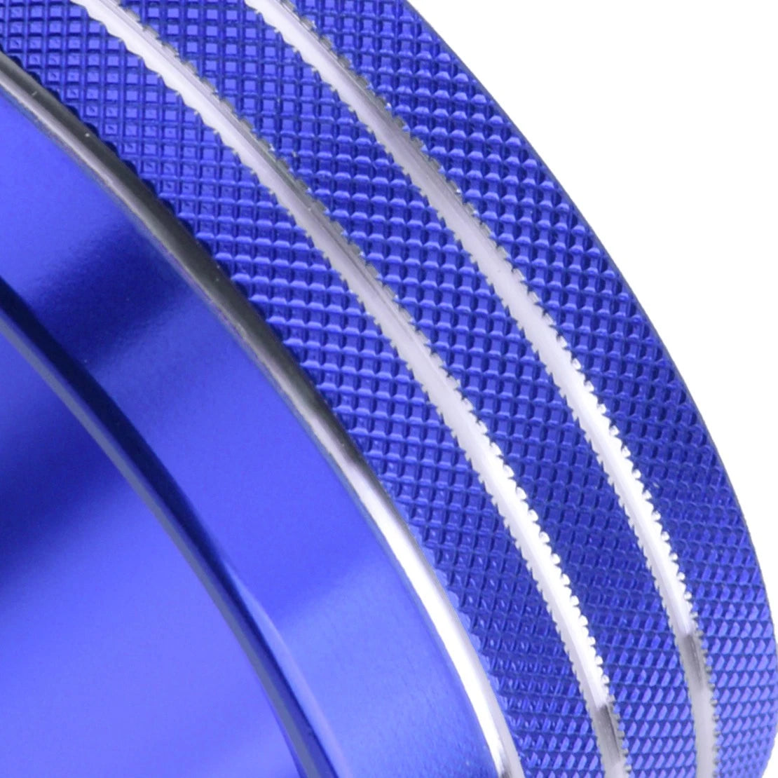3 x Blue Air Condition Audio Switch Knob Trim Rings for Dodge Durango (2014-2019)