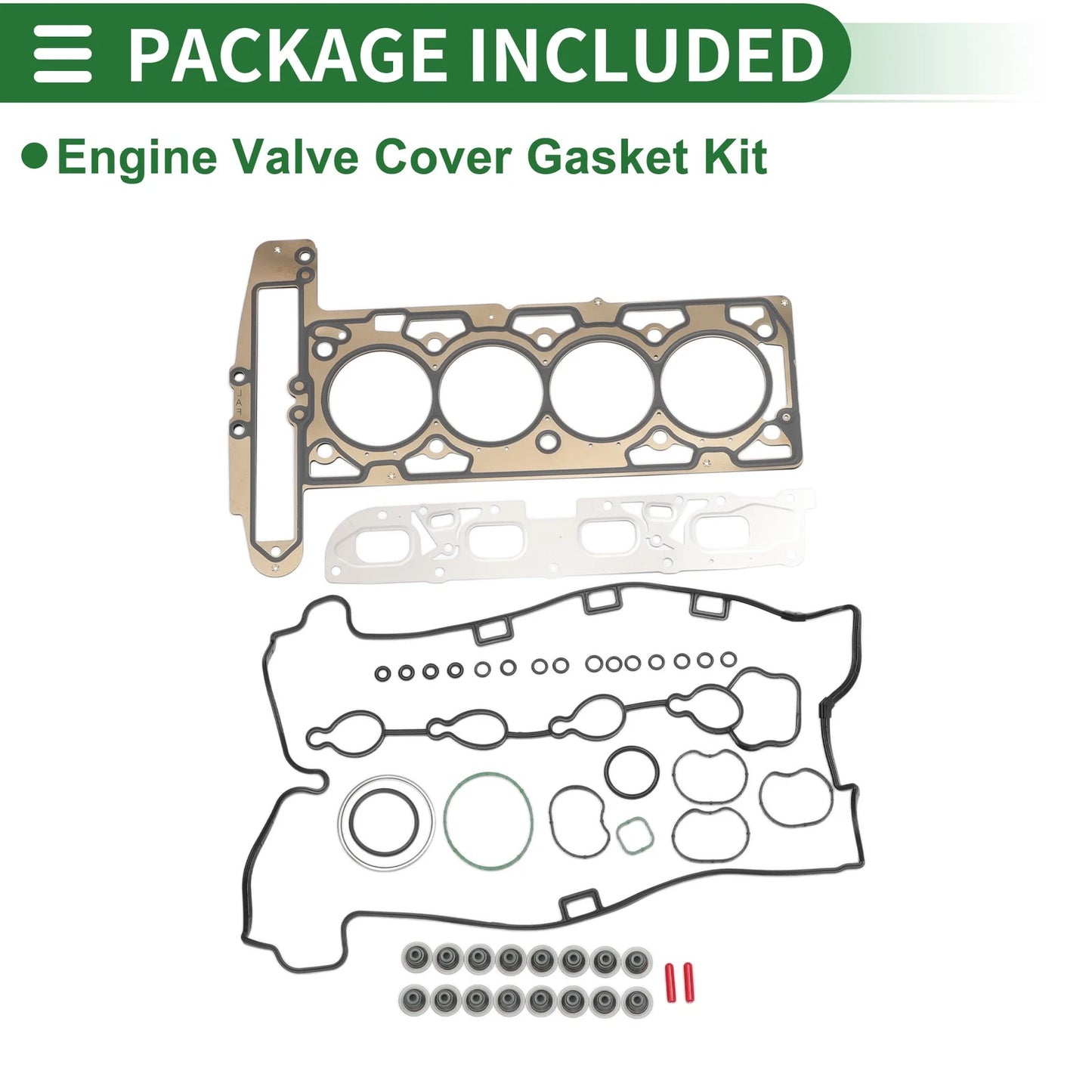 1 Set Engine Valve Cover Gasket Kit for GMC Terrain 2.4L (2010-2013)