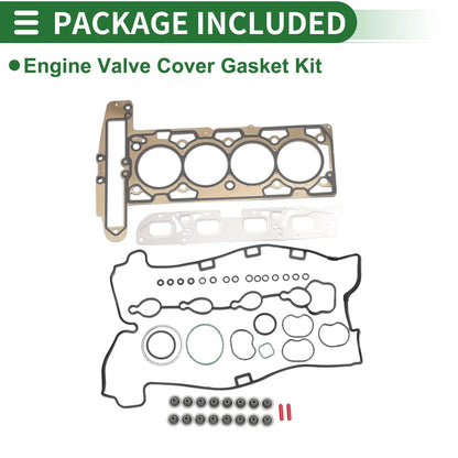 1 Set Engine Valve Cover Gasket Kit for GMC Terrain 2.4L (2010-2013)