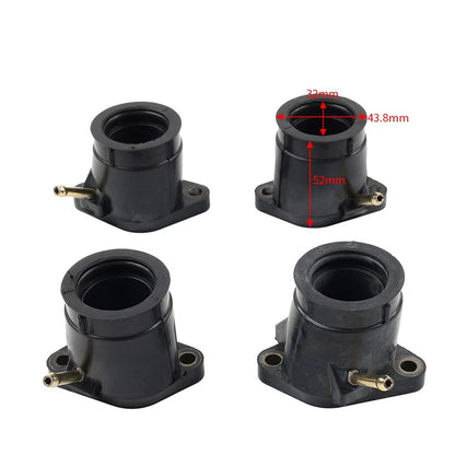 4 x Carburetor Intake Connector Boots for Yamaha FZX250 ZEAL (1991-1992)